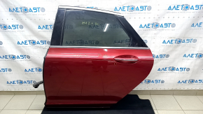 Door assembly rear left Lincoln MKZ 13-20 keyless, red RR, butt