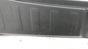Nissan Rogue 14-20 trunk opening trim black, scratches, broken fasteners