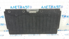 Trunk floor in front of Nissan Rogue 14-20 black under 2 rows, scratches on handle