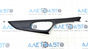Door trim panel (cards) front left Nissan Rogue 14-20 graphite, broken guide, scratches