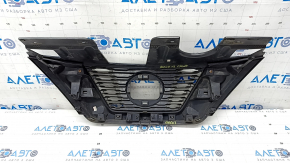 Radiator grill grill Nissan Rogue 17- without camera, under radar, under round emblem, japan built, bump on chrome