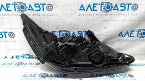 Headlight front left bare Honda Accord 16-17 halogen under DRL, for polishing