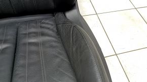 Driver's seat Audi Q5 80A 18- with AIRBAG, leather, black, electric, heated, dented, scratches, scratches on the back