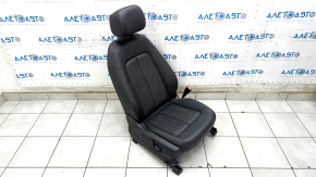 Passenger seat Audi Q5 80A 18- with AIRBAG, leather, black, electric, heated, scratches