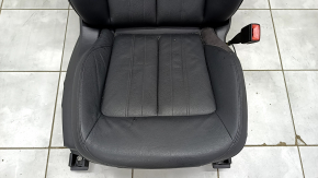 Passenger seat Audi Q5 80A 18- with AIRBAG, leather, black, electric, heated, scratches