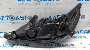 Headlight front right bare Honda Accord 16-17 rest, halogen under DRL, for polishing, sand