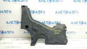 Rear left underbody protection BMW 5 G30 17-23 worn, cracked, torn