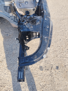 Quarter front left BMW 5 G30 17-23 on the body, black