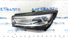 Front left headlight complete Audi Q5 80A 18-20 Bi-xenon, sand, scratches