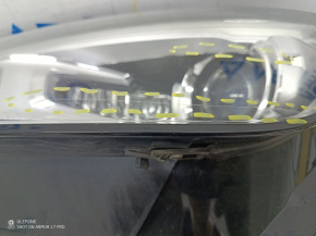 Front left headlight complete Audi Q5 80A 18-20 Bi-xenon, sand, scratches