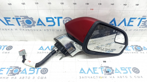 Side mirror right Lincoln MKZ 13-16 11 pins, turn signal, heated, backlight, red
