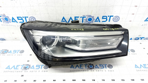 Front right headlight complete Audi Q5 80A 18-20 Bi-xenon, sand
