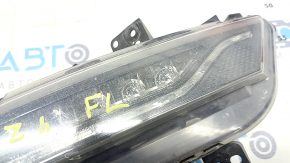 Fog lamp left PTF Lincoln MKZ 13-16 sand, cobweb on glass, broken connector