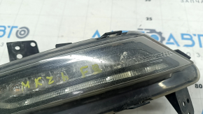 Fog lamp PTF right Lincoln MKZ 13-16 sand, cobweb on glass