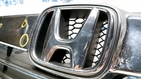 Radiator grille Honda Accord 16-17 complete, chrome, sand, crack