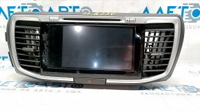 Monitor, display, navigation lower Honda Accord 13-17 touch screen touring, crack, plastic swelled