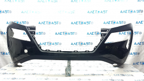 Front bumper bare Nissan Rogue 21-23 without parking sensors Japan built, black, dented