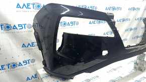 Front bumper bare Nissan Rogue 21-23 without parking sensors Japan built, black, dented
