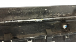 Bare rear bumper Nissan Rogue 21-23 for parking sensors, Japan built, structure, scratches, worn, pressed, broken fasteners