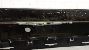 Bare rear bumper Nissan Rogue 21-23 for parking sensors, Japan built, structure, scratches, worn, pressed, broken fasteners