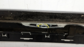 Bare rear bumper Nissan Rogue 21-23 for parking sensors, Japan built, structure, scratches, worn, pressed, broken fasteners