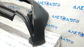 Bare rear bumper Nissan Rogue 21-23 for parking sensors, Japan built, structure, scratches, worn, pressed, broken fasteners