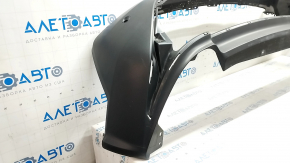 Bare rear bumper Nissan Rogue 21-23 for parking sensors, Japan built, structure, scratches, worn, pressed, broken fasteners