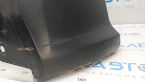 Bare rear bumper Nissan Rogue 21-23 for parking sensors, Japan built, structure, scratches, worn, pressed, broken fasteners