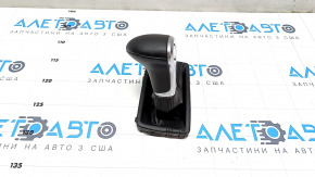 Gear knob Audi Q5 8R 12-17 black leather, scratches