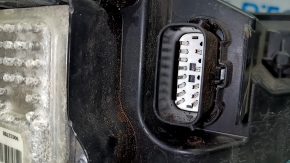 Front right headlight complete Lincoln MKZ 13-16 LED, for polishing, broken mount