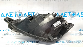 Front right headlight complete Lincoln MKZ 13-16 LED, for polishing, broken mount