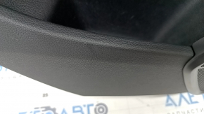 Door trim card rear left Audi Q5 80A 18-20 black, with wood insert, black armrest, dent, broken edge