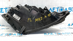 Front left headlight complete Lincoln MKZ 13-16 LED, for polishing, broken mount
