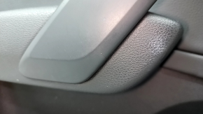 Door trim card front left Audi Q5 80A 18-20 black, with wood insert, black armrest, broken trim, chip, bumps