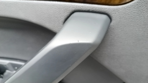 Door trim card front left Audi Q5 80A 18-20 black, with wood insert, black armrest, broken trim, chip, bumps