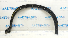 Front left fender arch trim Nissan Rogue 21-23 Japan built, structure, scratches, broken mount, worn