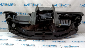 Torpedo front panel without AIRBAG Audi Q5 8R 09-17 black, dark wood trim