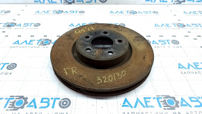Front right brake disc Audi Q5 8R 09-17 320mm, 30 mm, rusty