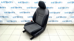 Driver's seat Nissan Rogue 21-22 without airbag, electric, cloth black-gray Japan built, worn