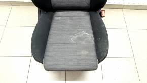 Passenger seat Nissan Rogue 21-22 without airbag, mechanical, cloth black-gray Japan built, for cleaning