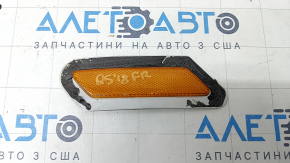 Front bumper reflector right Audi Q5 80A 18-20 peeled off, broken