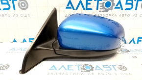 Side mirror left Jeep Compass 17- 2+3 pins, heated, blue PBJ