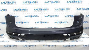 Bare rear bumper upper part Audi Q5 80A 18-20 without parking sensors, graphite, dents, broken fasteners