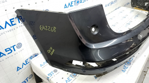 Bare rear bumper upper part Audi Q5 80A 18-20 without parking sensors, graphite, dents, broken fasteners