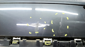 Bare rear bumper upper part Audi Q5 80A 18-20 without parking sensors, graphite, dents, broken fasteners