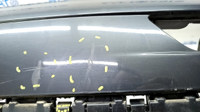 Bare rear bumper upper part Audi Q5 80A 18-20 without parking sensors, graphite, dents, broken fasteners