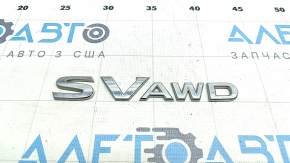 Emblem inscription SV AWD tailgate Nissan Rogue 21-23