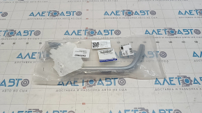 Left bumper grille Jeep Compass 17-21 with chrome molding, under fog lights
