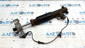 Rear shock absorber right Lincoln MKZ 13-16 fwd with stiffness regulator, rusty