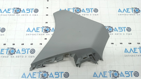 Rear pillar trim behind the window left Audi Q5 80A 18 - gray, needs cleaning, worn